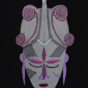 Ligbi Elfenbeinküste Pastellkreide 70 x 50 cm 2020