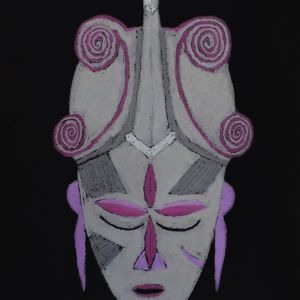 Ligbi Elfenbeinküste Pastellkreide 70 x 50 cm 2020