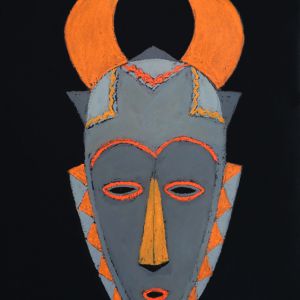 Yohouré Elfenbeinküste Pastellkreide
70 x 50 cm 2020